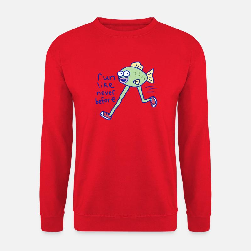 Run Like Never Before - Unisex Sweatshirt - red