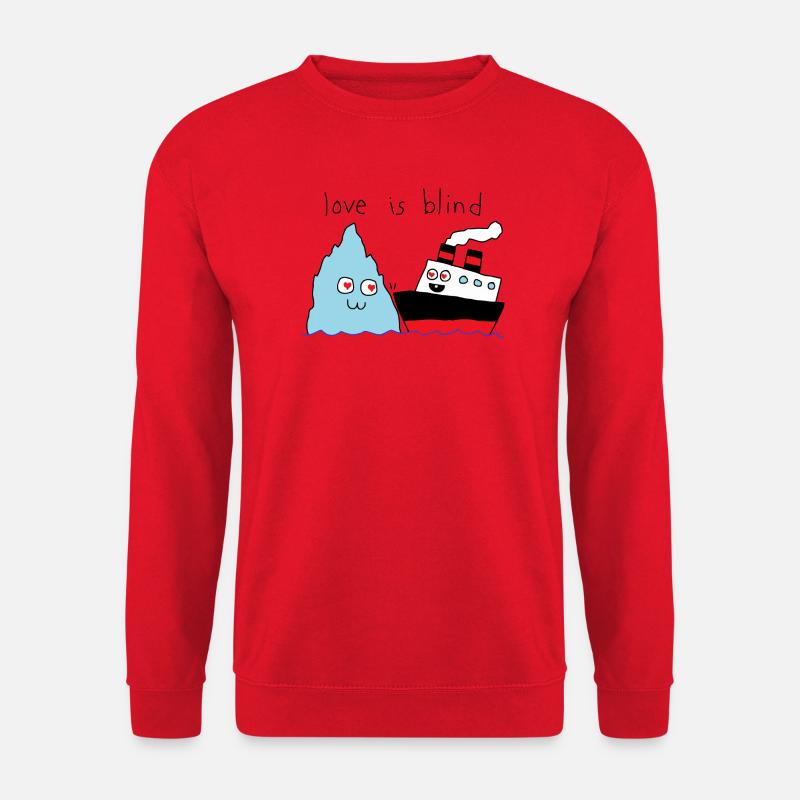 Liebe ist blind - Unisex Pullover - Rot