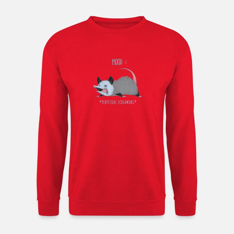 Charakteraufbau Offenbar Opossum-Hemd - Unisex Pullover - Rot