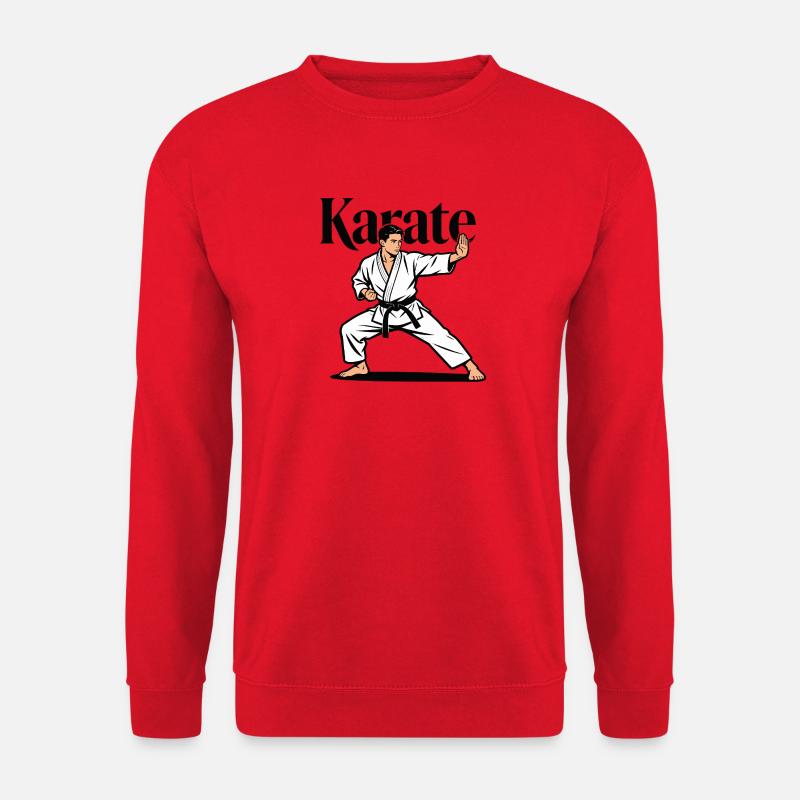 Karate-Kampfsport - Unisex Pullover - Rot