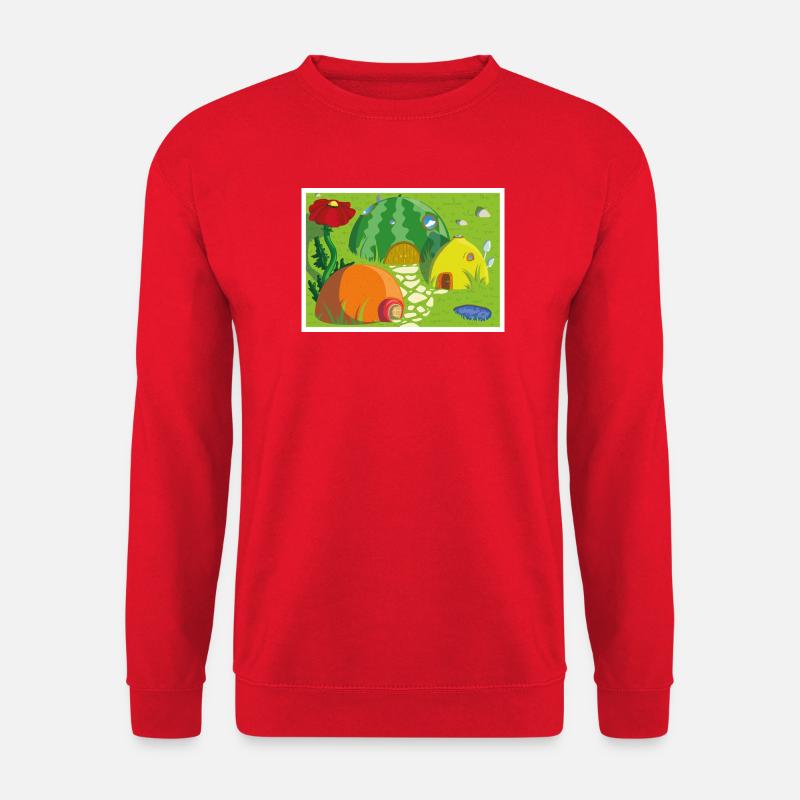 Obstdorf - Unisex Pullover - Rot