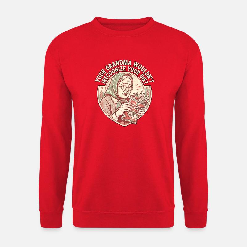 Oma Sagt Nein - Unisex Pullover - Rot