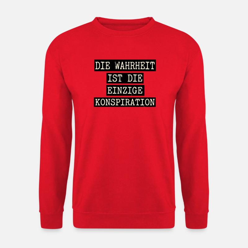 Mehr Wahrheit - Unisex Pullover - Rot