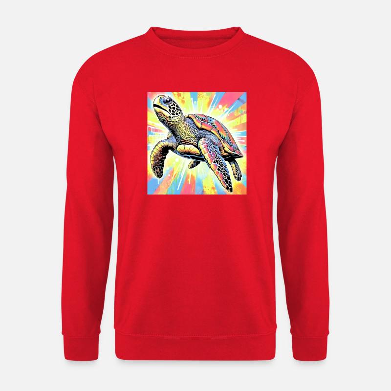 Schildkröte - Unisex Pullover - Rot