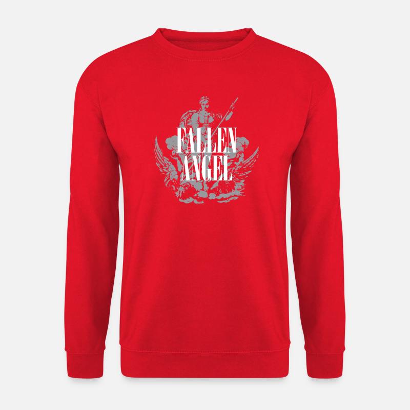 Design des Gefallenen Engels - Unisex Pullover - Rot