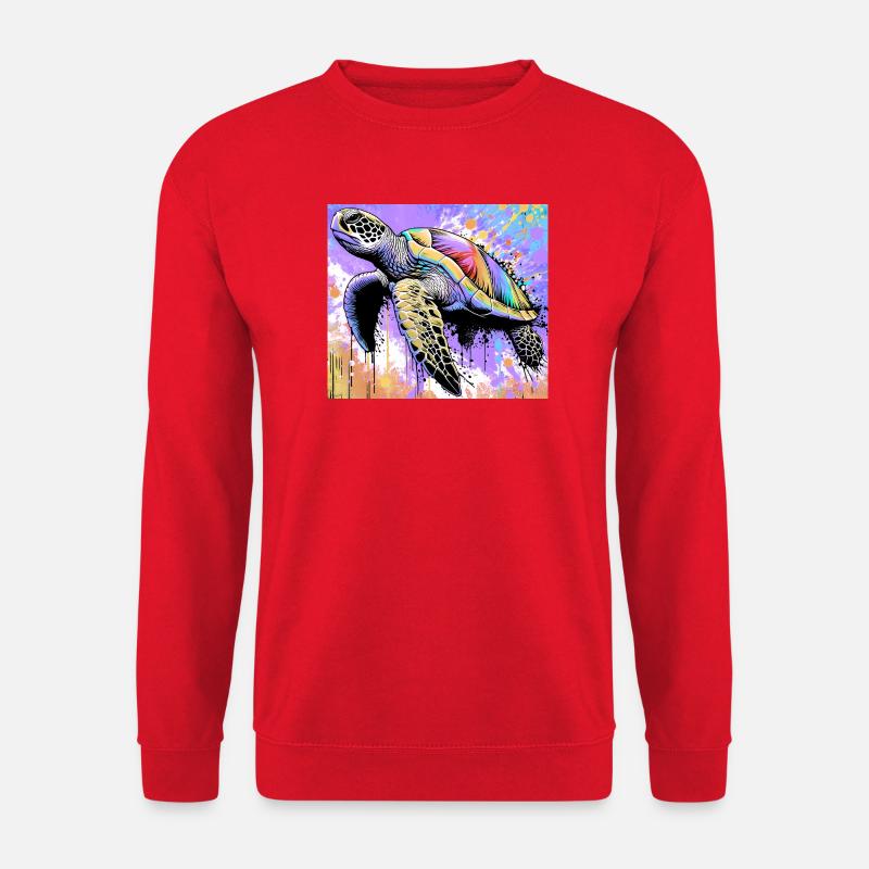 turtle - Unisex Sweatshirt - red