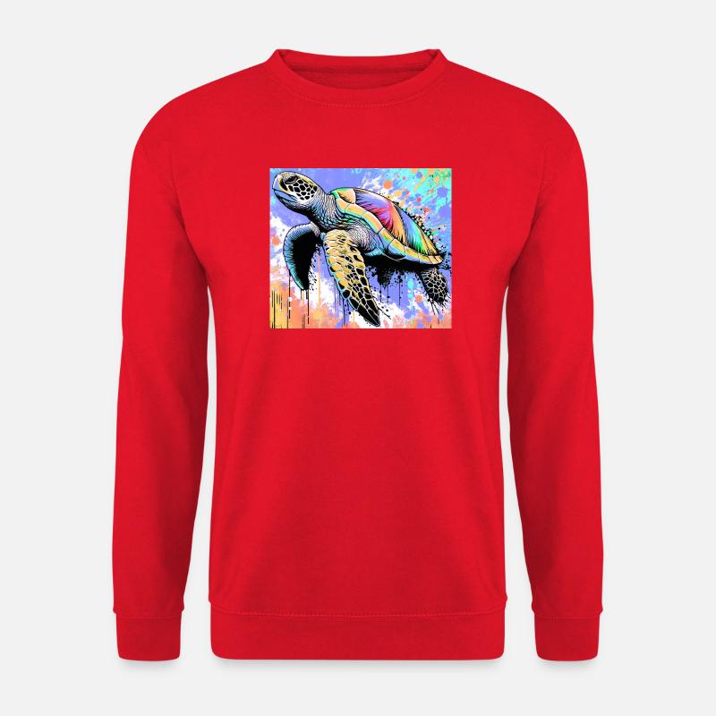 turtle - Unisex Sweatshirt - red