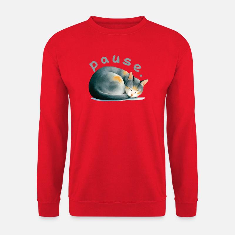 Pause - Unisex Pullover - Rot