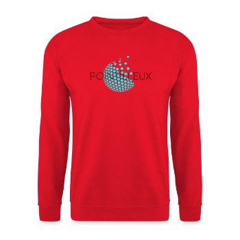 Picky - Unisex Sweatshirt - red - Front - Alina (178cm) & Michal (187cm)