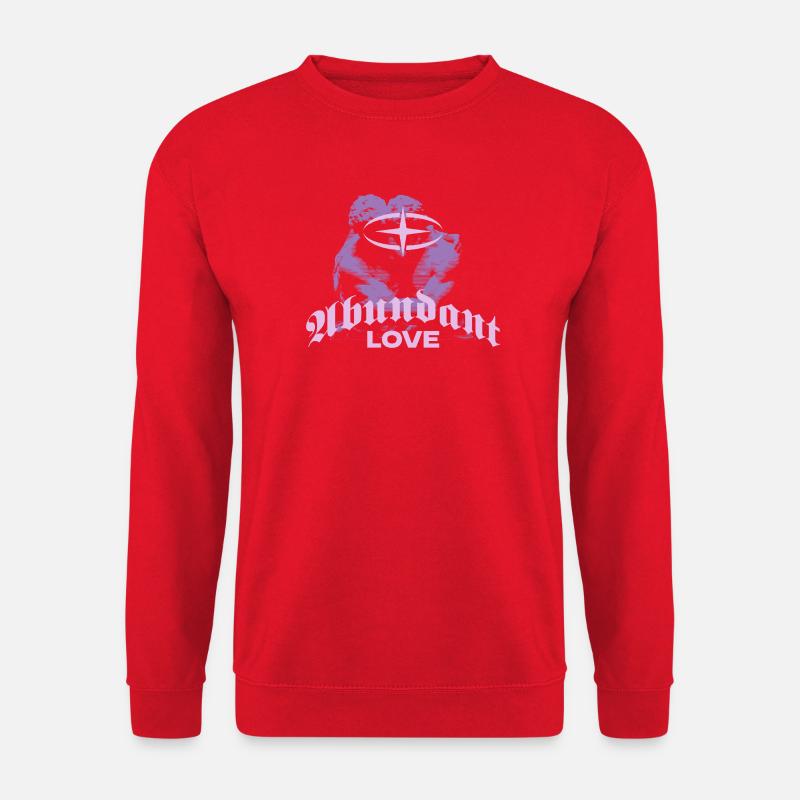 Gothische Liebeskompass Grafik - Unisex Pullover - Rot
