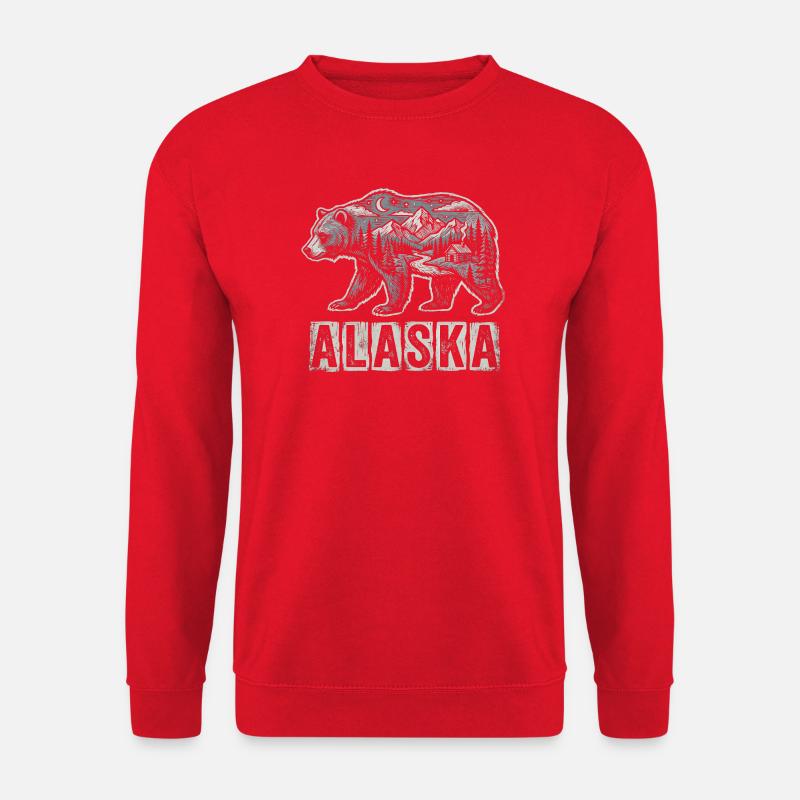 Alaska Bär - Unisex Pullover - Rot