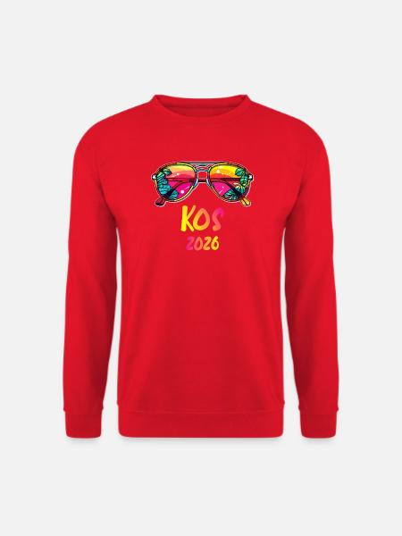 KOS 2026 Tropenbrille - Unisex Pullover - Rot