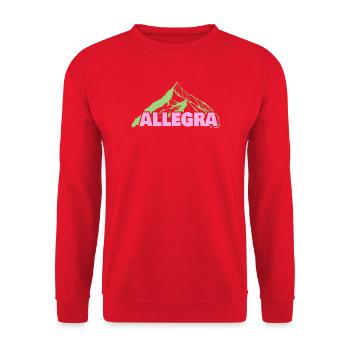 Alle als Berg - Unisex Pullover - Rot - Vorne - Alina (178cm) & Michal (187cm)