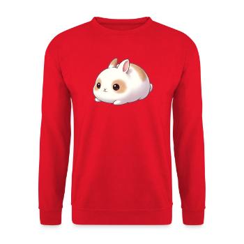 Lapin - Sweat-shirt Unisexe - rouge - Devant - Alina (178cm) & Michal (187cm)