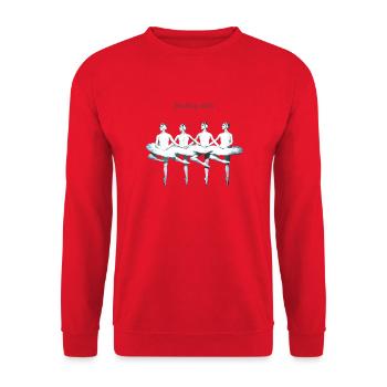 verdammte Nische - Unisex Pullover - Rot - Vorne - Alina (178cm) & Michal (187cm)