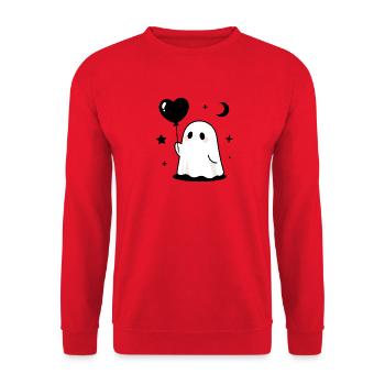 Cœur sombre d’horreur adorable Kawaii - Sweat-shirt Unisexe - rouge - Devant - Alina (178cm) & Michal (187cm)