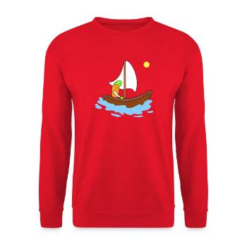Mignonne navigation de carottes - Sweat-shirt Unisexe - rouge - Devant - Alina (178cm) & Michal (187cm)