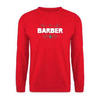 Conception d’ornements de coiffure - Sweat-shirt Unisexe - rouge - Devant - Alina (178cm) & Michal (187cm)