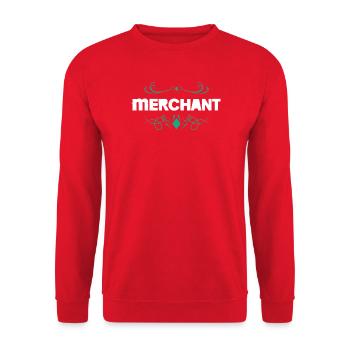 Profession de commerçant - Sweat-shirt Unisexe - rouge - Devant - Alina (178cm) & Michal (187cm)