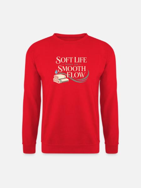 Lymphsystem Lymphdrainage Wellness Geschenk - Unisex Pullover - Rot