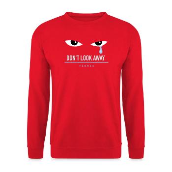 The Blue Tear – FCKNZS - Unisex Pullover - Rot - Vorne - Alina (178cm) & Michal (187cm)
