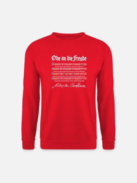 Ode to Joy - Unisex Sweatshirt - red