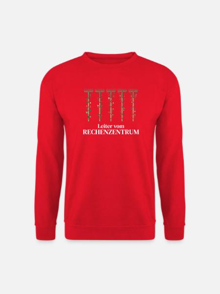 LEITER VOM RECHENZENTRUM - IT-Management - Unisex Pullover - Rot