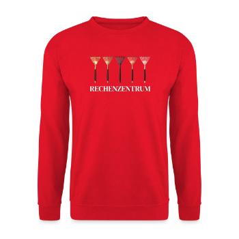 Rechenzentrum Gärtner Garten Gartenarbeit - Unisex Pullover - Rot - Vorne - Alina (178cm) & Michal (187cm)