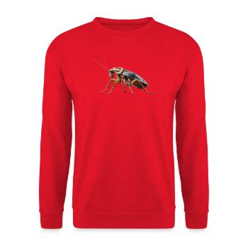 cafards insectes cafards cafards cafards - Sweat-shirt Unisexe - rouge - Devant - Alina (178cm) & Michal (187cm)