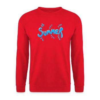 Splish Splash - Unisex Pullover - Rot - Vorne - Alina (178cm) & Michal (187cm)