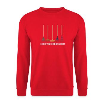 Rechenzentrum Programmiersprachen Programmierer - Unisex Pullover - Rot - Vorne - Alina (178cm) & Michal (187cm)