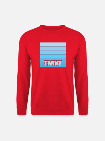 Maedchenname Fanny - Unisex Pullover - Rot