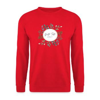 Beste Tante auf der Welt - Unisex Pullover - Rot - Vorne - Alina (178cm) & Michal (187cm)