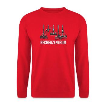 Rechenzentrum Gärtner Garten Gartenarbeit - Unisex Pullover - Rot - Vorne - Alina (178cm) & Michal (187cm)