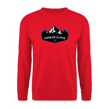 Djerdjer_Alayen_2 - Unisex Sweatshirt - red - Front - Alina (178cm) & Michal (187cm)