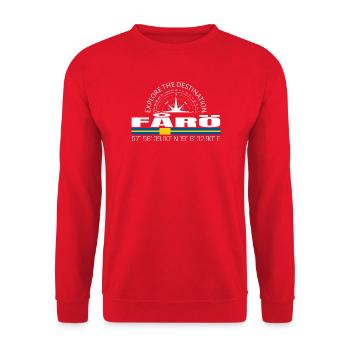 Faro - Sweat-shirt Unisexe - rouge - Devant - Alina (178cm) & Michal (187cm)