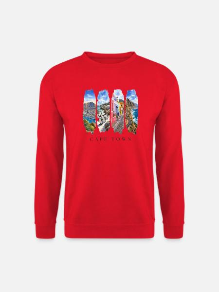 Kapstadt Urlaub Travel – Südafrika Stadt Motiv - Unisex Pullover - Rot