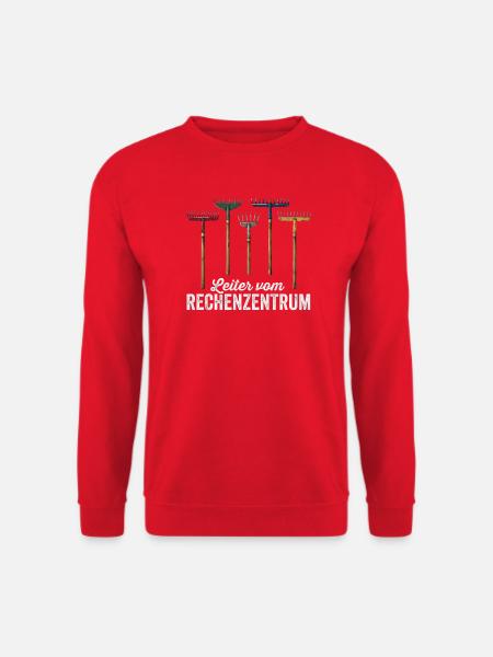LEITER VOM RECHENZENTRUM - IT-Management - Unisex Pullover - Rot