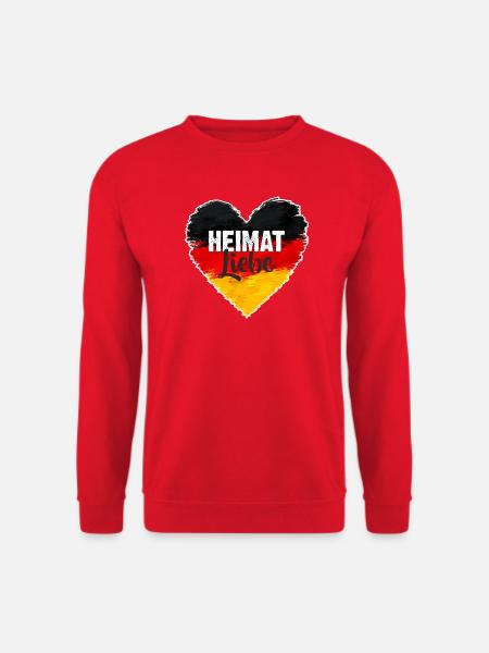 Heimatliebe - Unisex Pullover - Rot