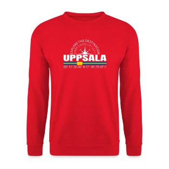 Uppsala - Unisex Pullover - Rot - Vorne - Alina (178cm) & Michal (187cm)