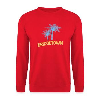 Bridgetown - Unisex Sweatshirt - red - Front - Alina (178cm) & Michal (187cm)