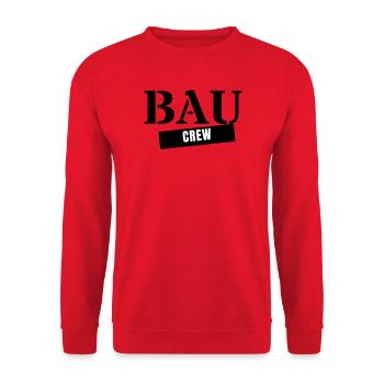 Équipe de construction - Ouvrier du bâtiment Artisan Équipe de chantier - Sweat-shirt Unisexe - rouge - Devant - Alina (178cm) & Michal (187cm)