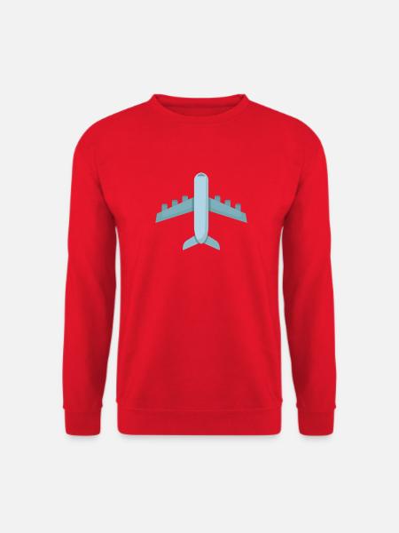 Flugzeug - Unisex Pullover - Rot