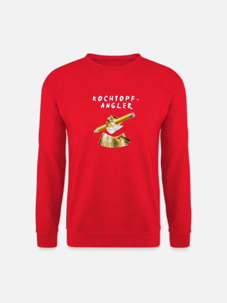 Kochtopfangler - Unisex Pullover - Rot
