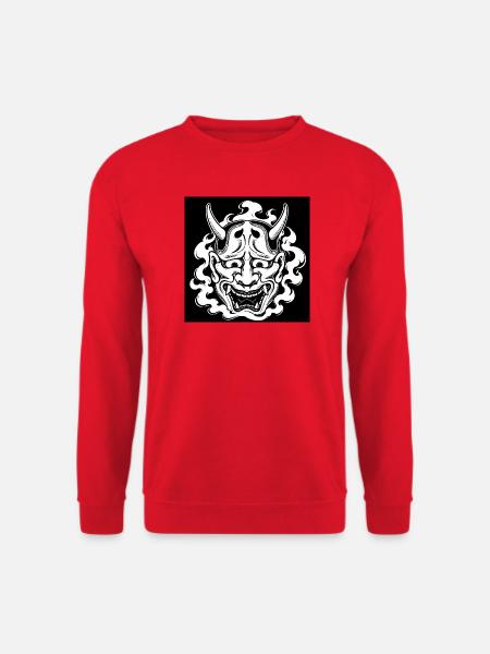 Hannya Maske - Unisex Pullover - Rot