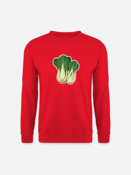 Pak Choi botanisch - Unisex Pullover - Rot