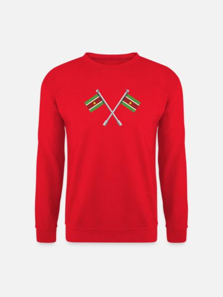 Surinam-Flagge - Unisex Pullover - Rot