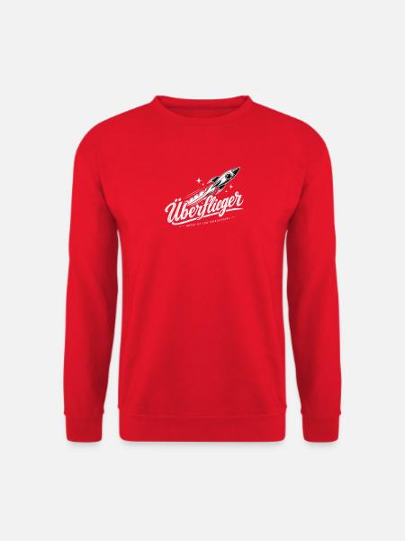 Überflieger (Erfolgreich) - Unisex Pullover - Rot
