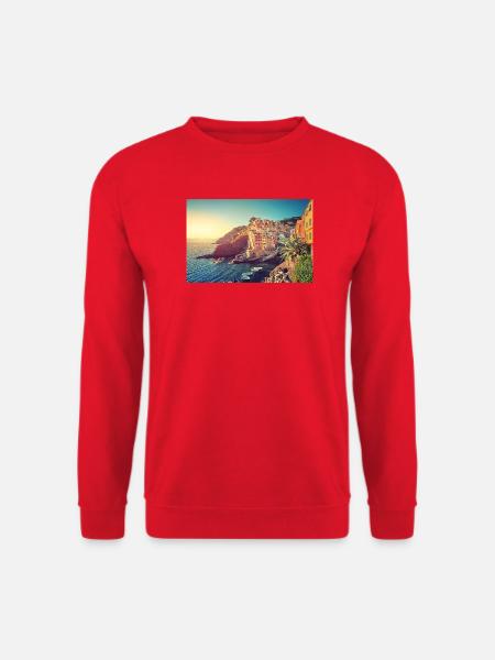 Italy_sea - Unisex Pullover - Rot