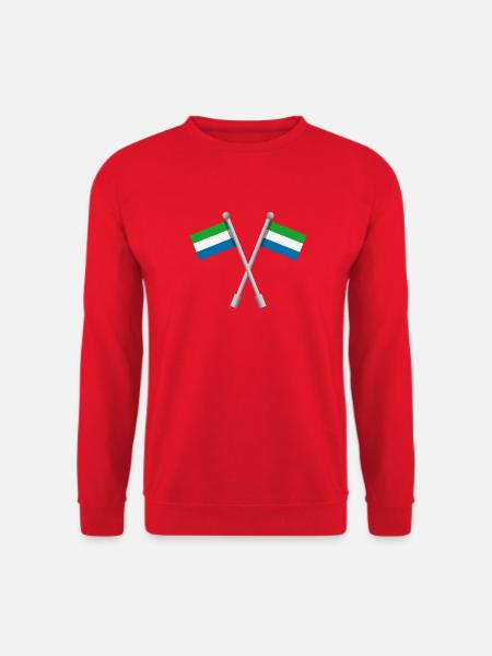 Sierra Leone-Flagge - Unisex Pullover - Rot